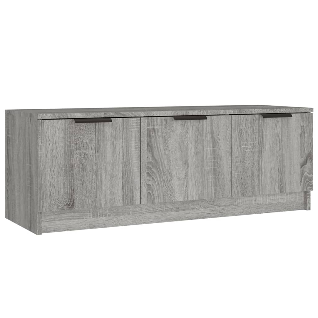 szürke sonoma színű szerelt fa TV-szekrény 102 x 35 x 36,5 cm (817082)