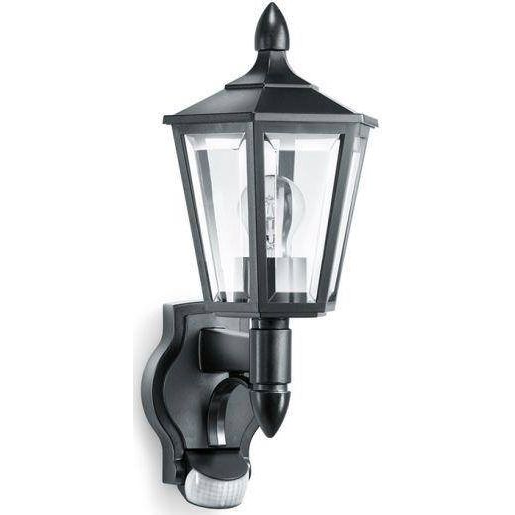 Steinel AUSSENLEUCHTE L 15 S SW 617813 Kültéri fali lámpa mozgásérzékelővel LED E27 60 W Fekete (ST617813)
