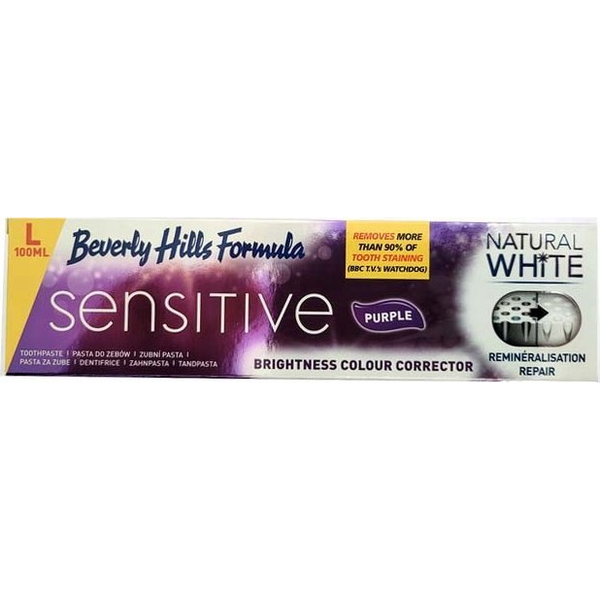 BEVERLY HILLS_Formula Natural White Sensitive pasta wybielająca 100ml