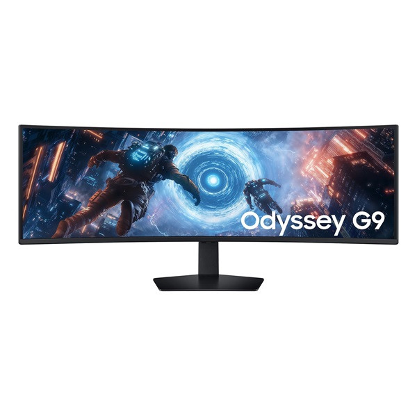 Samsung G91F computerskærm 124,5 cm (49") 5120 x 1440 pixel Dual QHD LCD Sort