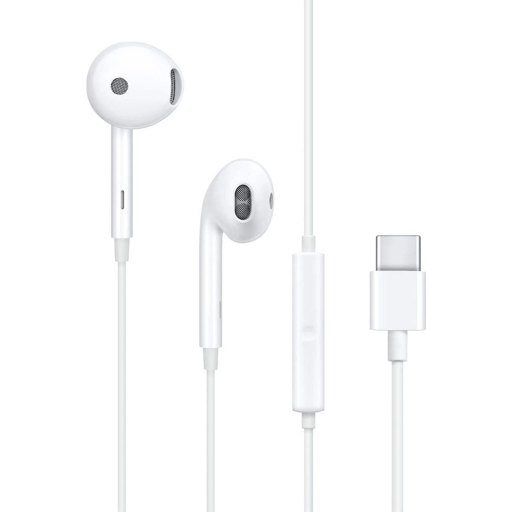 OPPO MH135-3 Fejhallgató Vezetékes Hallójárati Hívás/zene USB C-típus Fehér (HEADPHONES OPPO MH135-3 USB-C WHITE)