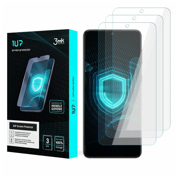 3MK Foil 1UP Xiaomi Redmi 12 készülékhez Foil Gaming kijelzővédő, 3 db