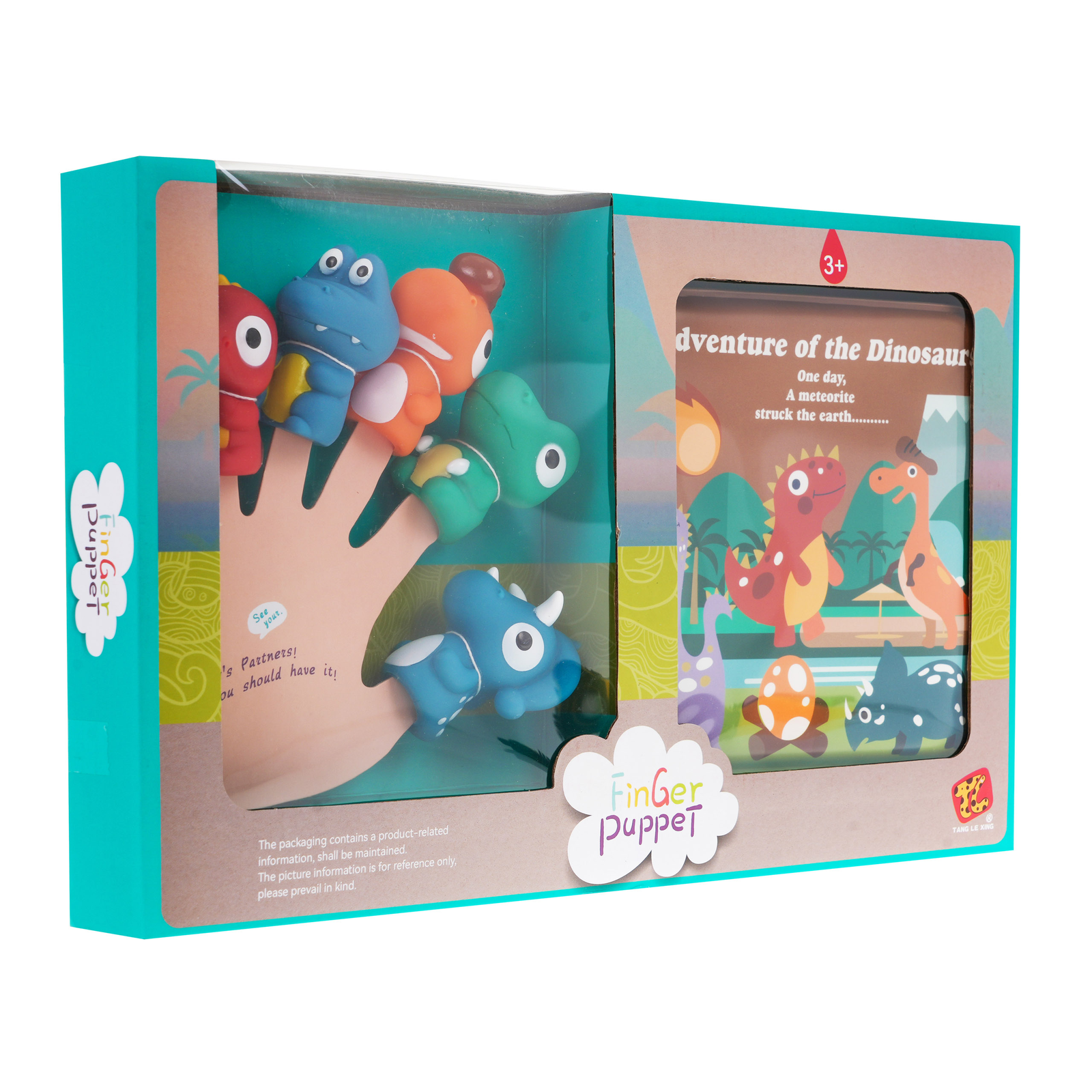 Ramiz Gumi dinoszaurusz bábkészlet + könyv (ZDZ.TL-134)