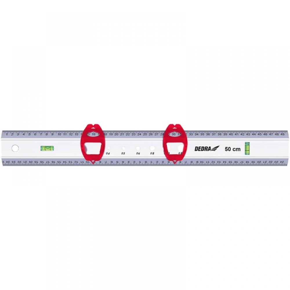 Dedra Mérővessző 50 cm 2 Libellás Aluminium (ML2051)