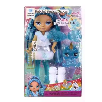 MGA Entertainment Rainbow High szivárvány tündér Little baba – Sapphire (543411)