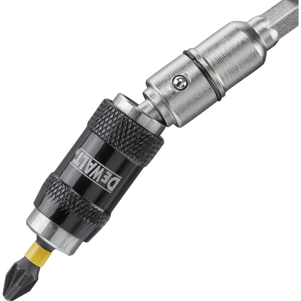 Bithalter DT7505, schwenkbar, schlagfest, 1/4" (mit Extreme Impact Torsion Bit)