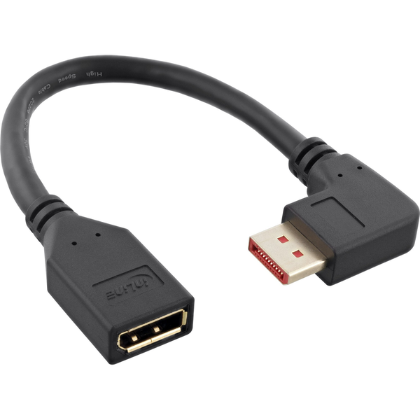 InLine 17159R cavo DisplayPort 0,15 m Nero