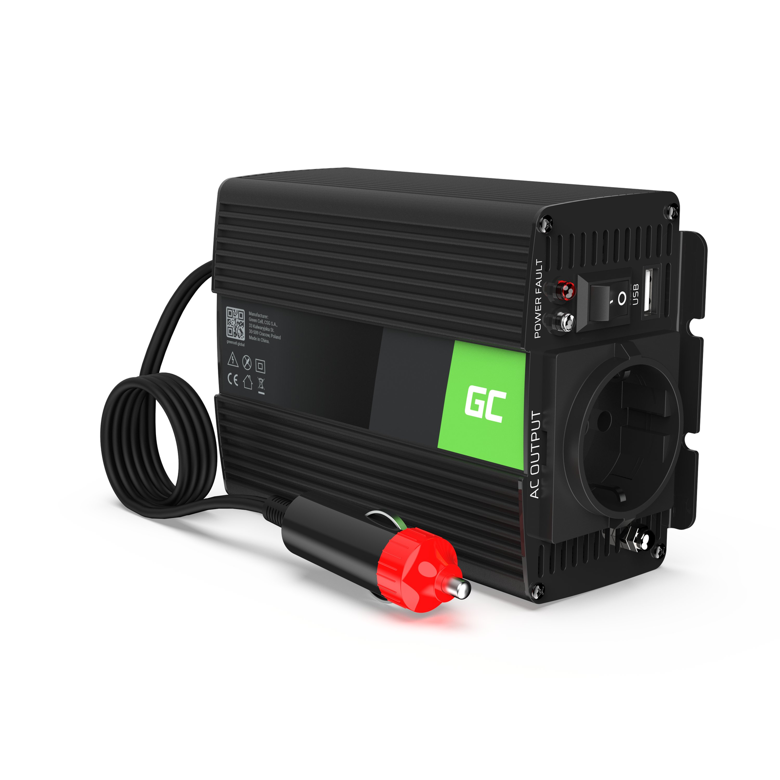 Green Cell INV29 Autós inverter (12V / 600W) (INV29)