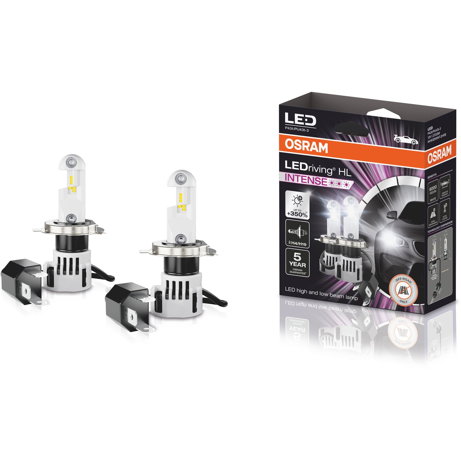 OSRAM LEDriving HL INTENSE +350% 