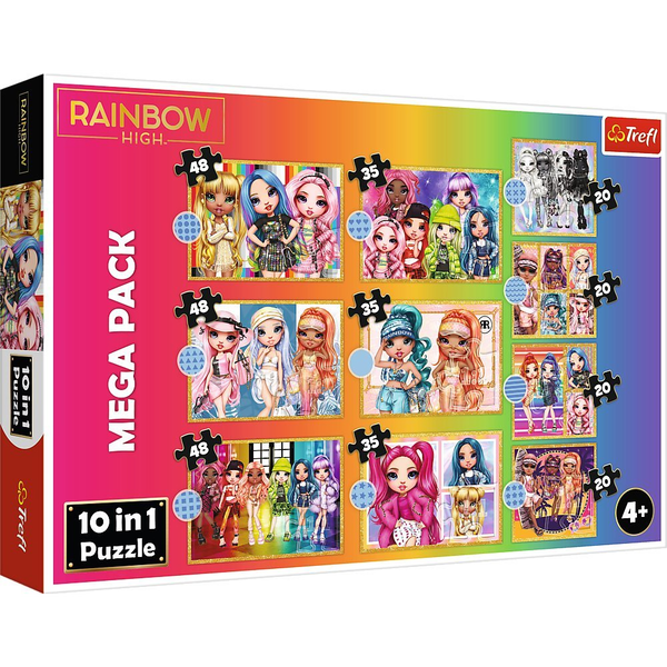 Trefl Rainbow High Puzzle 48 pz Cartoni