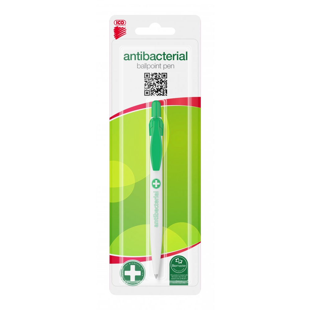 ICO BL antibakteriális golyósirón - 0.8mm / Kék (9010158001)