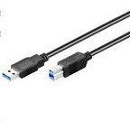 MicroConnect Kabel USB A-B 3.0, 1m 5Gbps