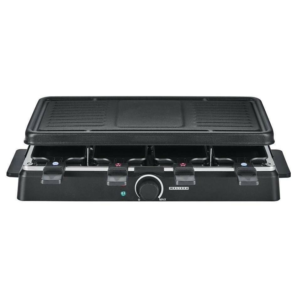 Melissa 16300026 Elektromos Asztali Raclette sütő 1200W - Fekete