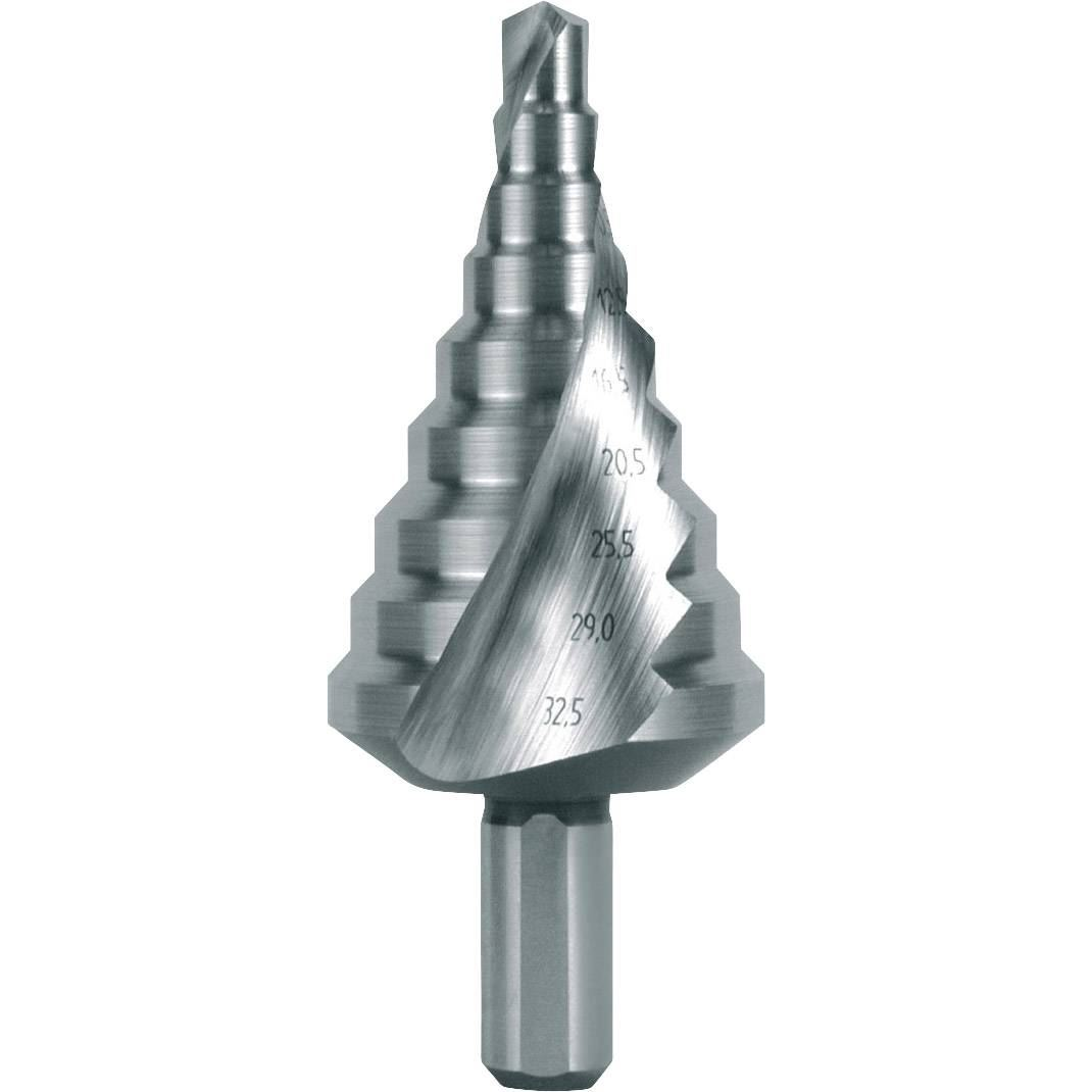 RUKO 101092 HSS fokozatfúró 6.5 - 32.5 mm, teljes hossz 79 mm (101092)