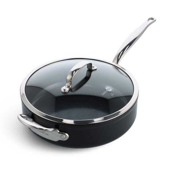 Patelnia Greenpan GreenPan Barcelona Pro Sauté Pan 28cm Black