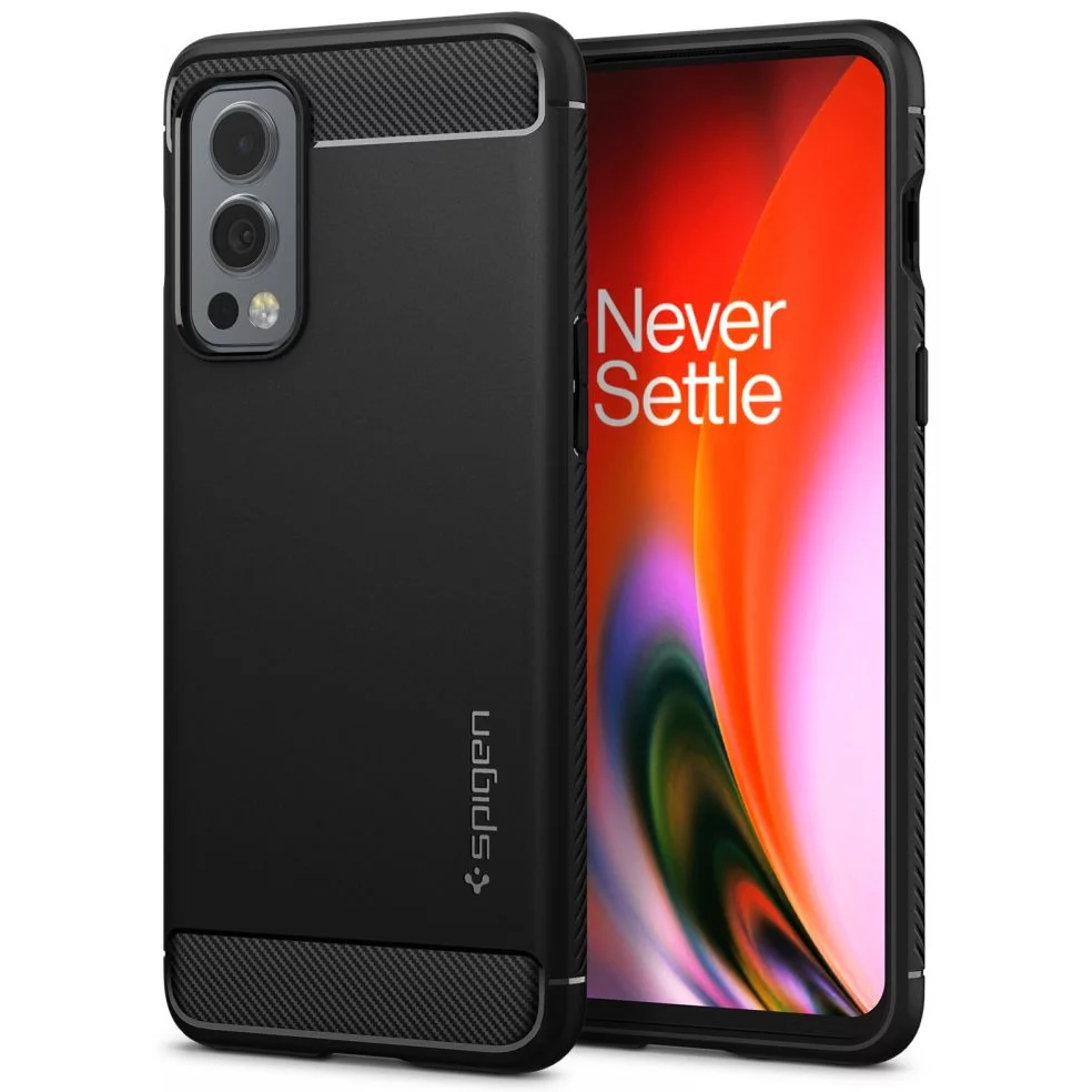 Spigen Rugged Armor OnePlus Nord 2 5G tok fekete (ACS03663) (ACS03663)