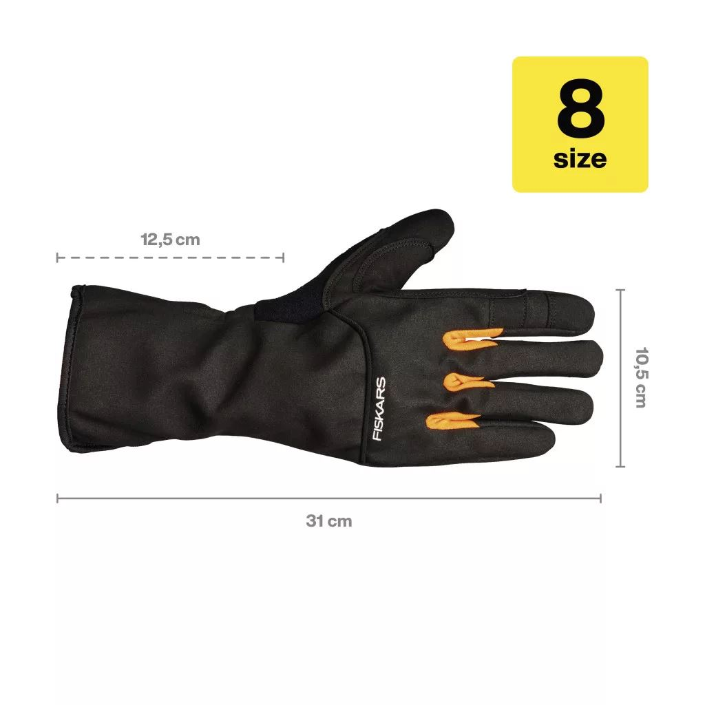Fiskars 1071152 kerti védőkesztyű hosszított szárral 8-es méret (1071152)