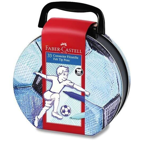 FABER-CASTELL Connector Design Futball 33 szín (4005401555384)