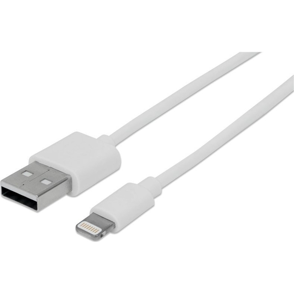 Techly ICOC APP-8WH1 cavo Lightning 1 m Bianco