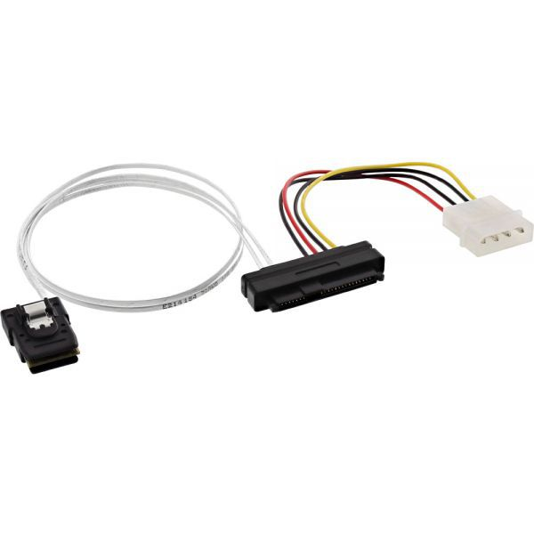 InLine 27622 сериен прикачен SCSI (SAS) кабеи 0,5 м Многоцветен