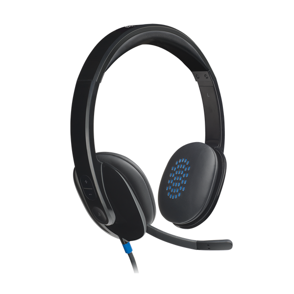 Logitech H540 Headset Ledningsført Kontor/Callcenter USB Type-A Sort
