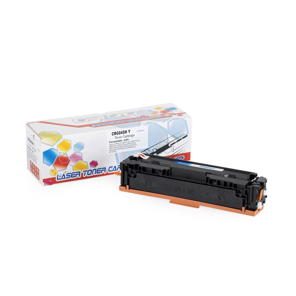 Съвместима тонер касета ECO ECOCACRG045HYEUNI за Canon CRG045H/HP CF402X, жълта