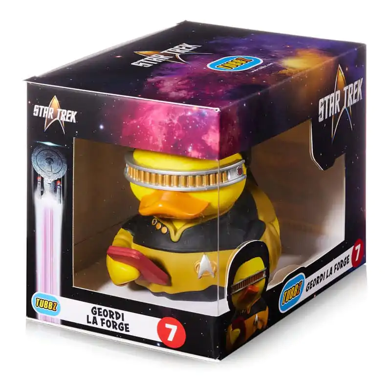Numskull Tubbz Star Trek - Geordi La Forge Gumikacsa figura 10 cm (NS4604)