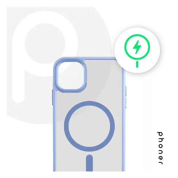 Phoner Apple iPhone 14 Pro Max Hybrid Mag MagSafe kemény hátlap tok égkék (74411) (PH74411)