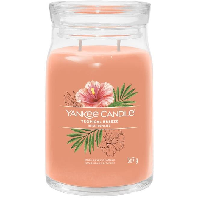 YANKEE CANDLE Signature üveg 2 kanóc Tropical Breeze 567 g (5038581129303)