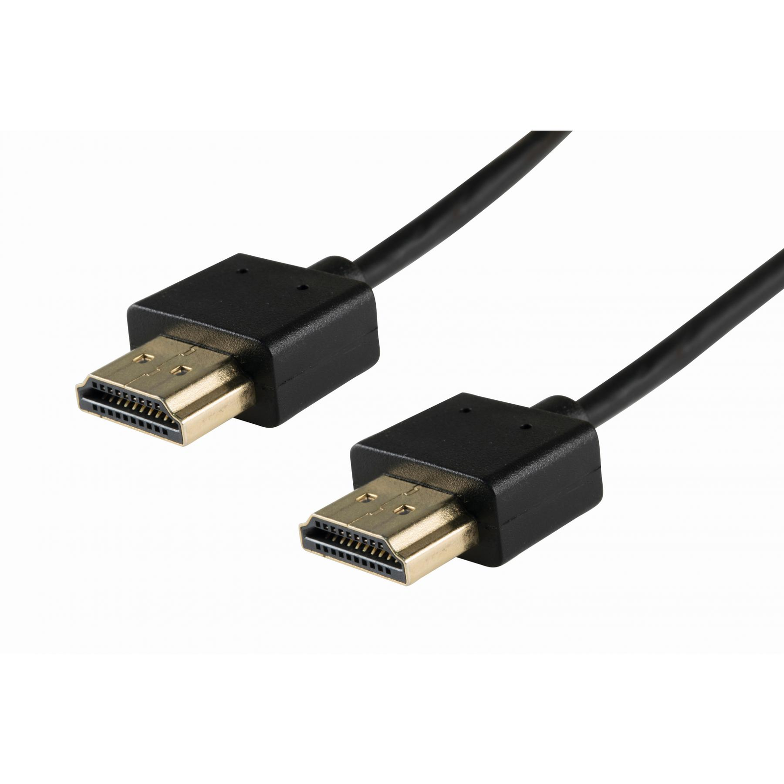 Somogyi HDS 2 HDMI (apa - apa) kábel 2m - Fekete (HDS 2)