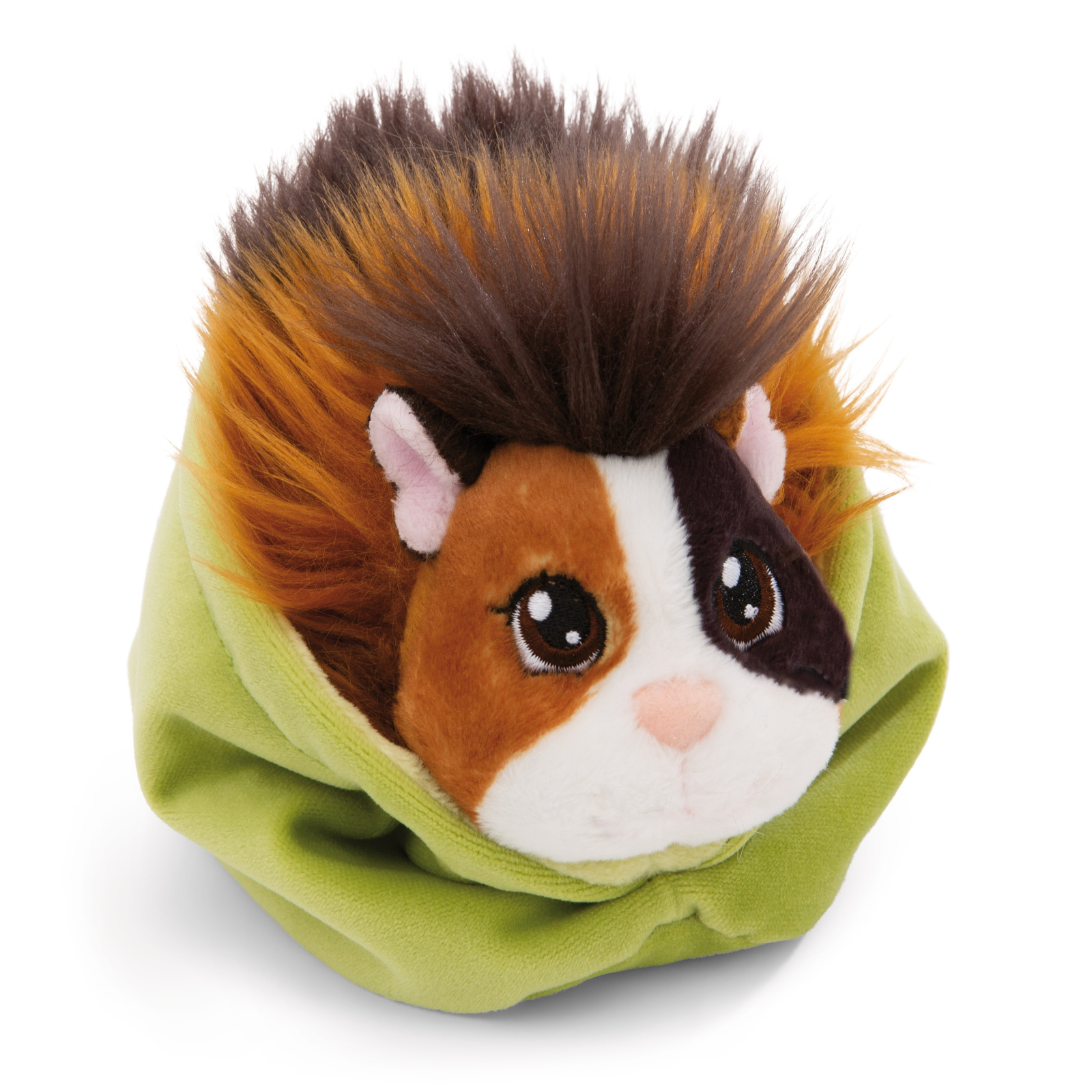 Nici Barna tengerimalac plüssfigura zöld kosárban 12 cm (61334)