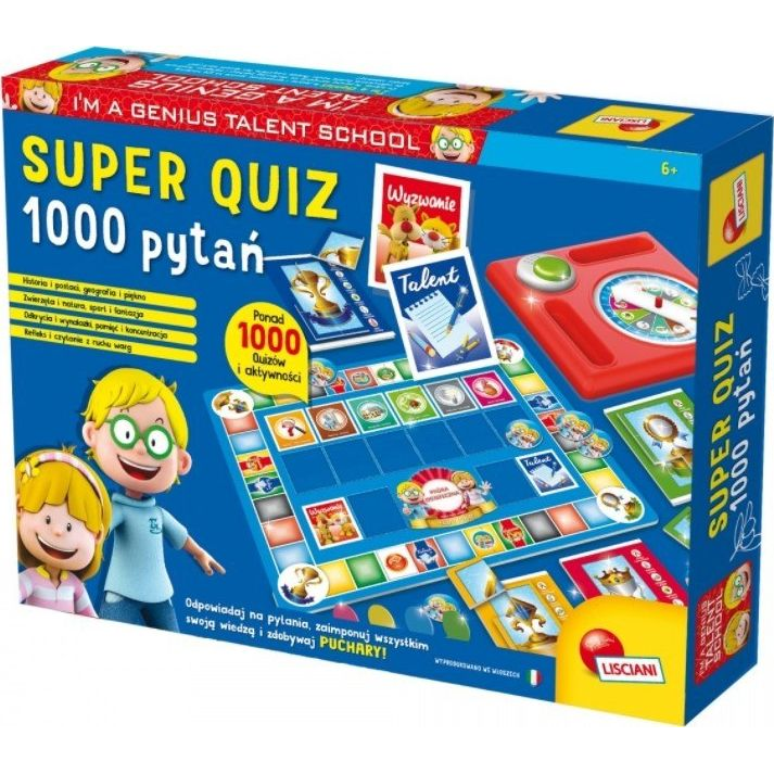Lisciani I'M Genius Super Quiz 1000 Kérdés Társasjáték (GXP-755814)
