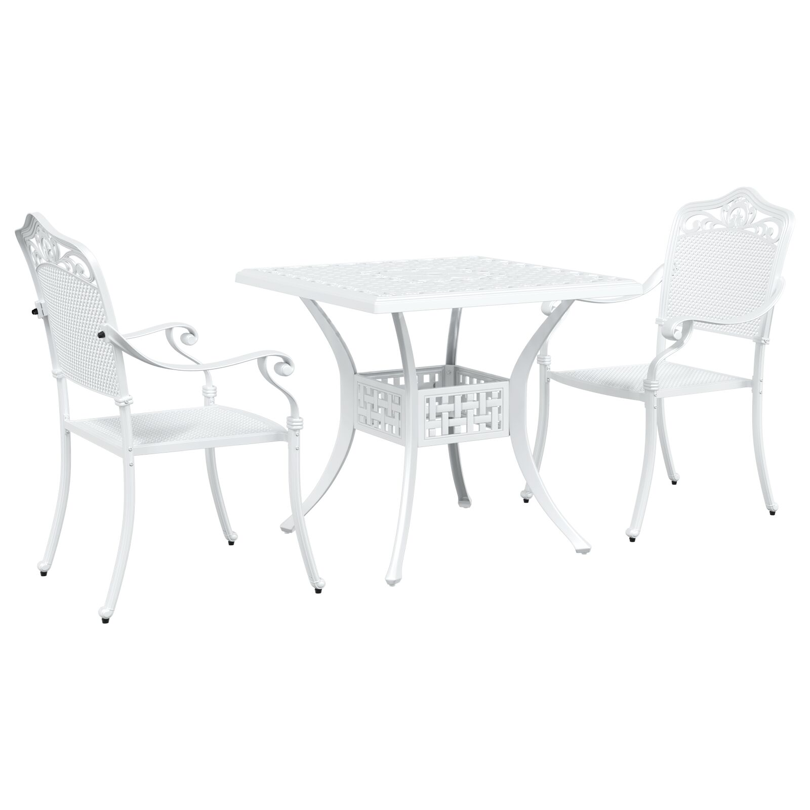 3 darabos Kerti Bistro Szett Fehér Járdahőd (3334742)