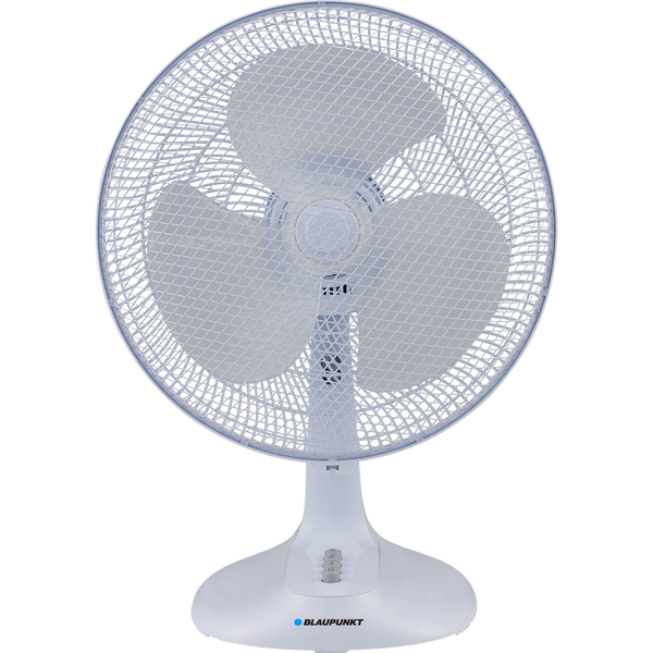 Настолен вентилатор Blaupunkt ATF301, 30 W, 2 степени на скорост, Осцилираща функция, Бял