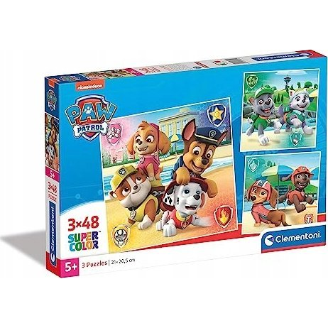  Clementoni Clementoni Puzzle 3x48el SuperColor square Psi Patrol PAW PATROL 25301