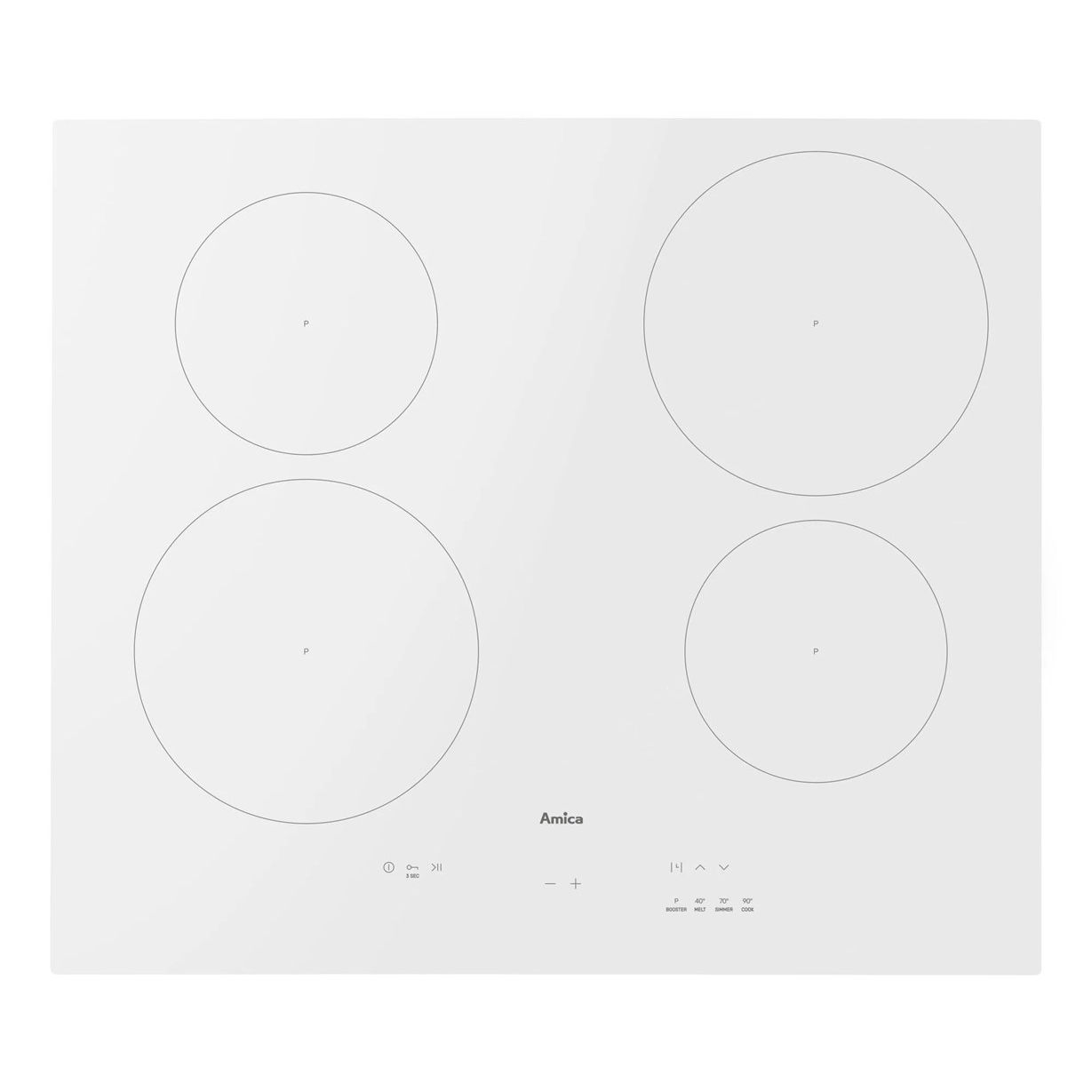 Amica PIDH6140PHTUN 3.0 Indukciós főzőlap - Fehér (PIDH6140PHTUN 3.0)