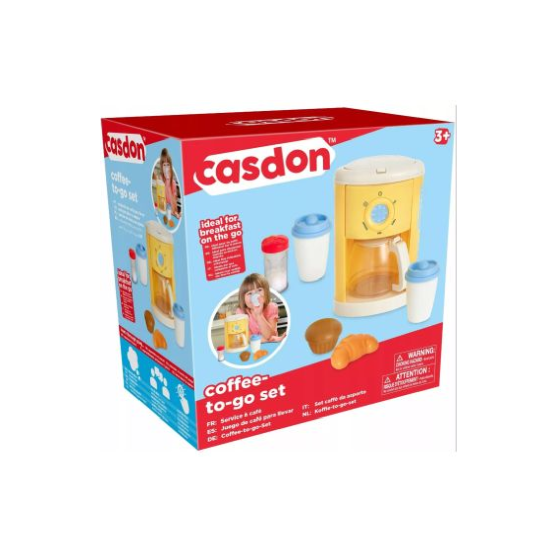 Casdon Játék kávéfőző elviteles pohárral és kiegészítőkkel (64650)