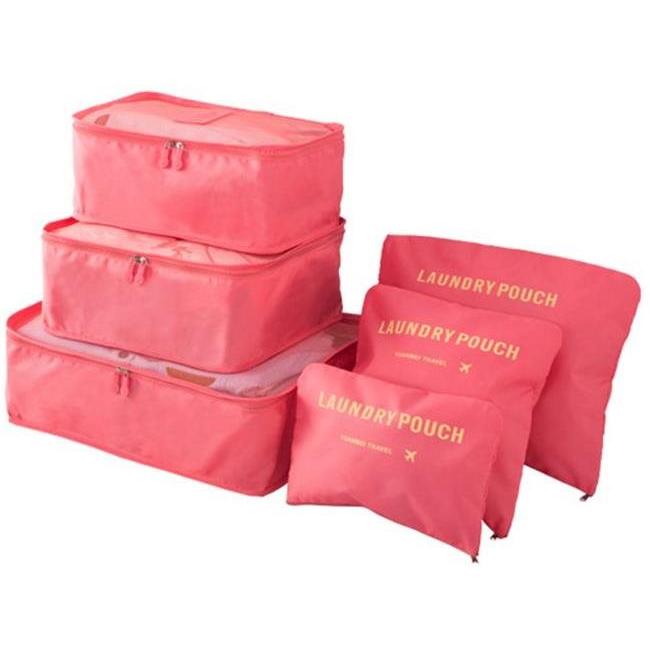 Rendszerező szett utazáshoz, dinnye színű (ORG07)