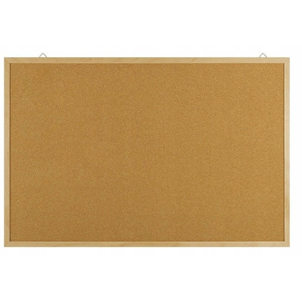 Tablica korkowa OFFICE PRODUCTS, 60x40cm, rama drewniana