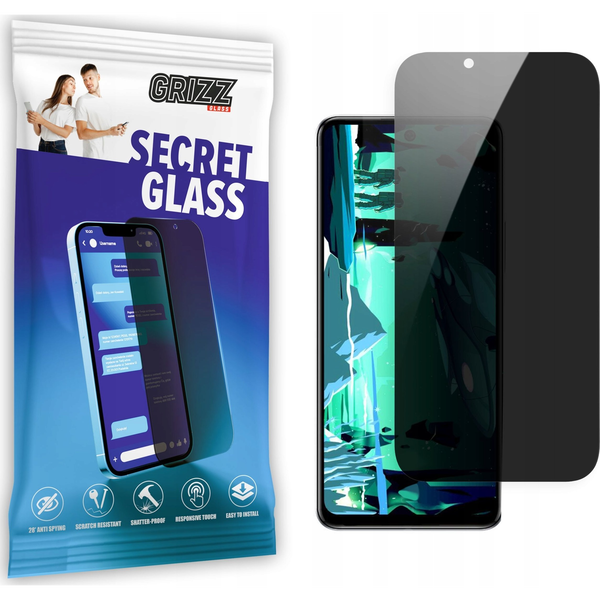  GrizzGlass Szkło prywatyzujące GrizzGlass SecretGlass do Infinix Hot 20S