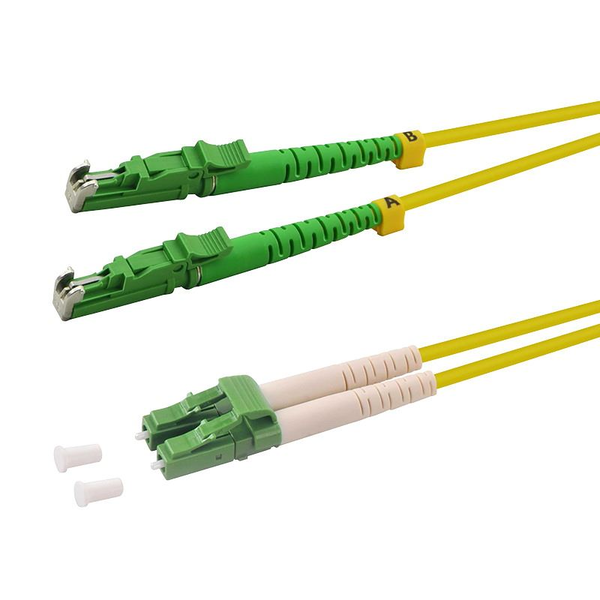 Logilink LWL Duplex Patchkabel, OS2, 9/125u LSH-LC, gelb 3 m