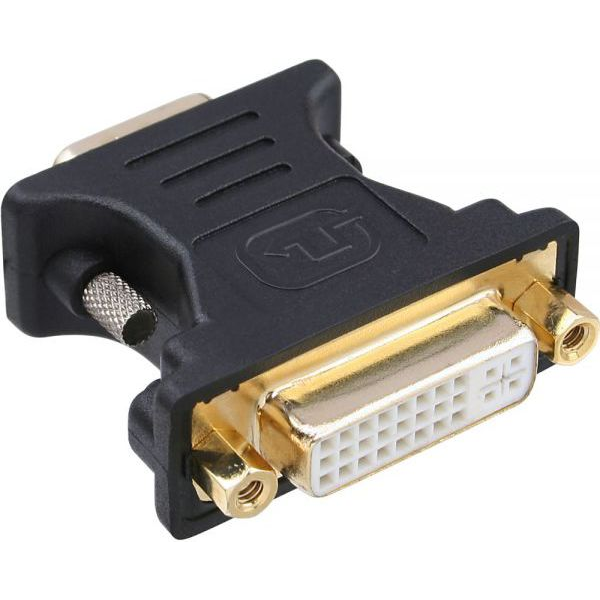 InLine 17790P csatlakozó átlakító VGA (D-sub) HD male VGA Fekete (17790P)