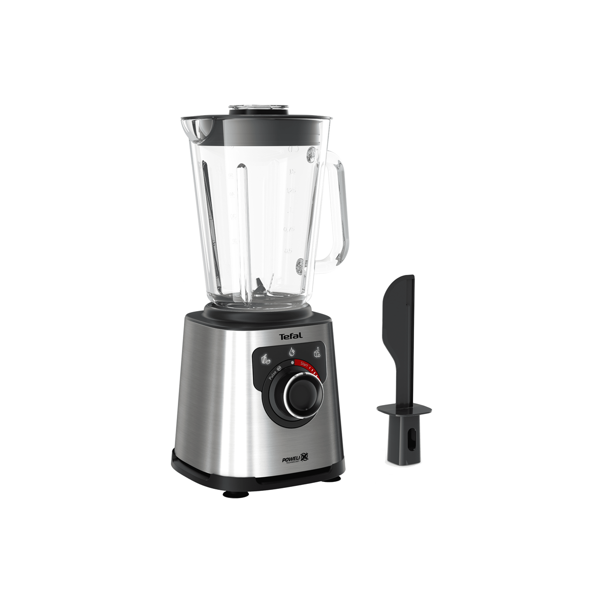 Tefal Perfectmix+ BL871D 1,5 L Stolný mixér 1200 W Nerezová oceľ, Šedá (BL871D31)