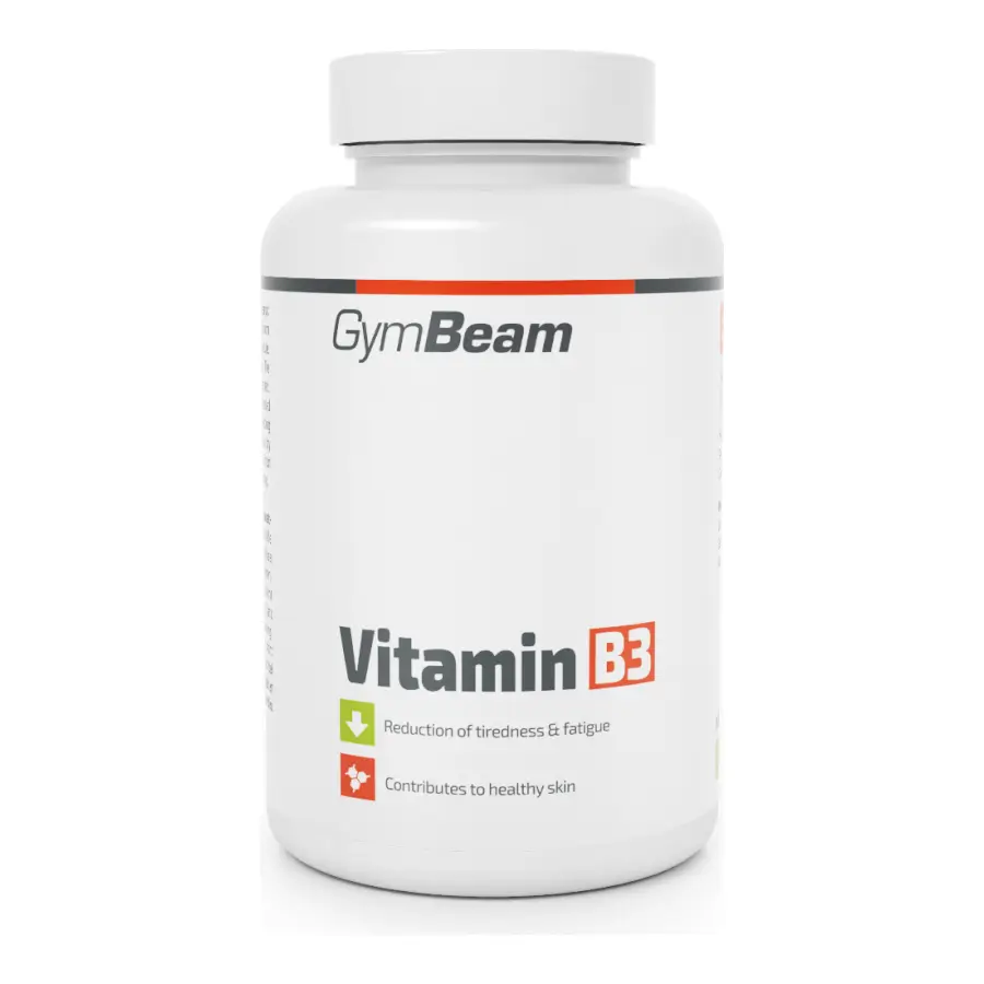B3-vitamin (niacin) - 90 kapszula - GymBeam (HMLY-53761-1-90caps)