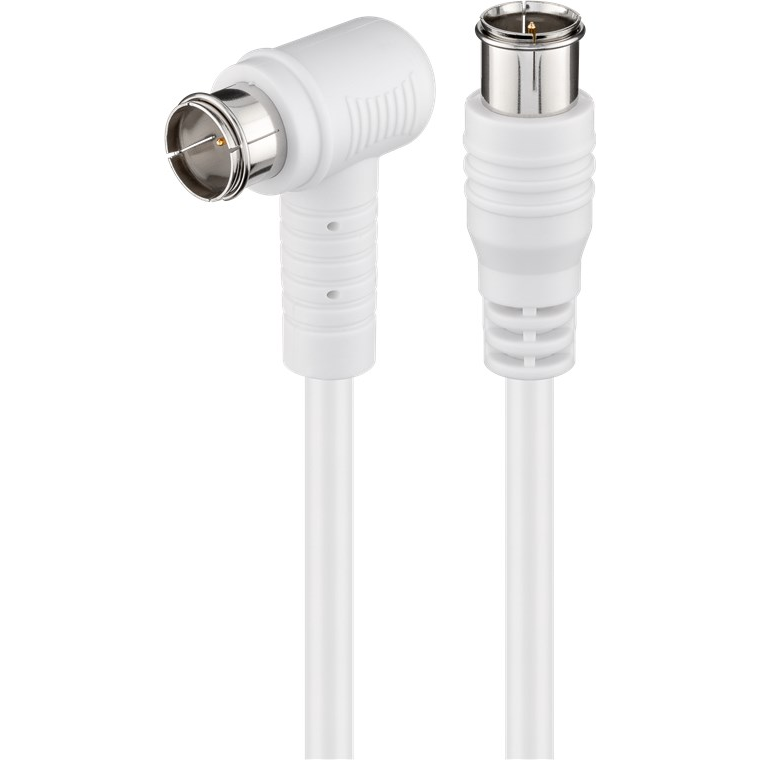 Goobay 67349 Type-F antenna kábel 3.5m - Fehér (67349)