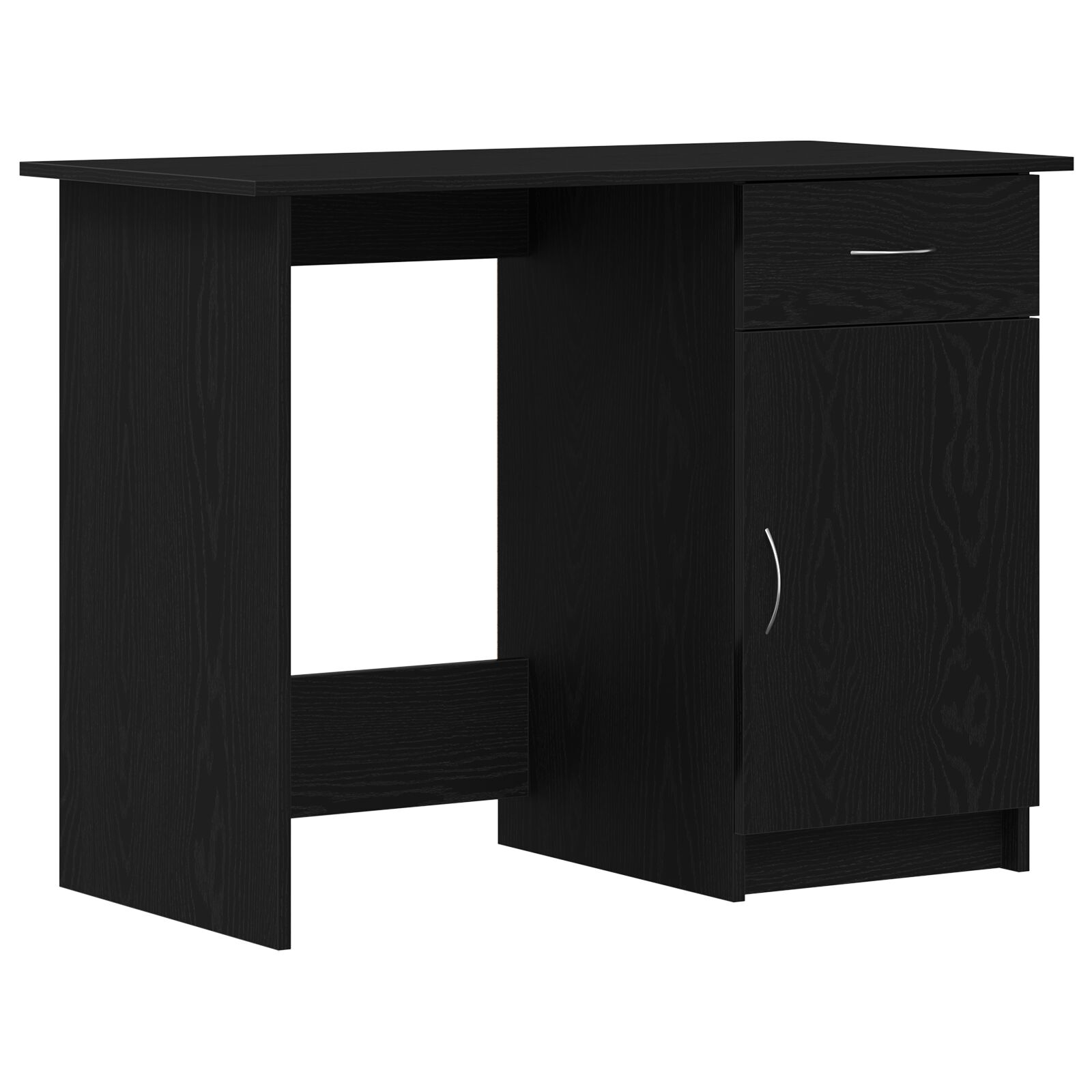 Asztal Fekete Tölgy 100x50x76 cm Szerelt Fa (862464)