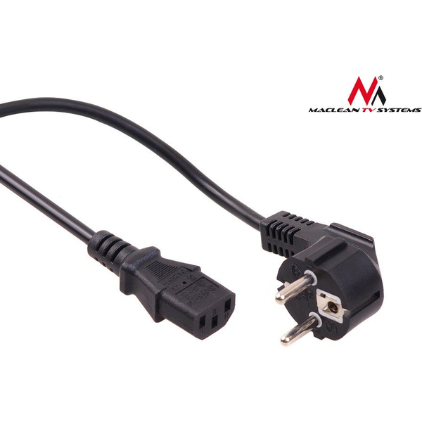 Kabel zasilający Maclean MCTV-801 3-pin 5m wtyk EU