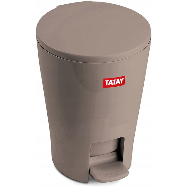 Bathroom pedal bucket 5L Diabolo brown