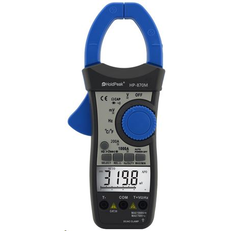 HOLDPEAK 870M Digitális lakatfogó multiméter (114843) (114843)