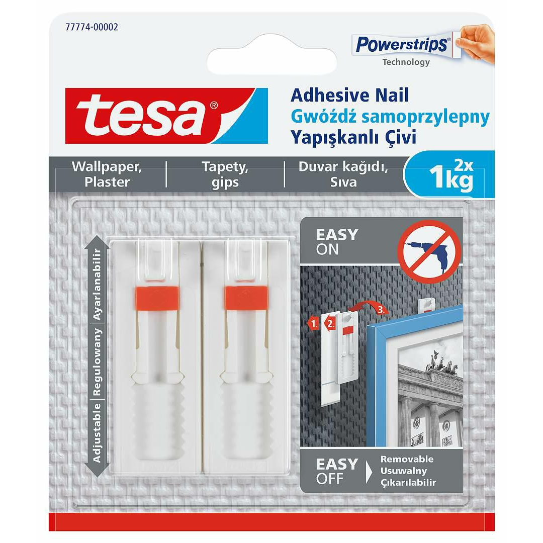 tesa Állítható ragasztószög tapétához és vakolathoz 1 kg (77774-00002-00)